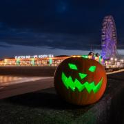 Landmark - a pumpkin at Clacton Pier