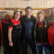 Visit - James Cracknell stopped by a rowing club in Rowhedge