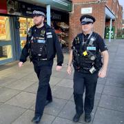 On patrol - police officers in Greenstead
