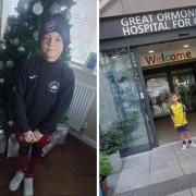 Footballer - Harry Law, 8, from Colchester, will be able to continue playing football after having his ICD fitted thanks to donations which will pay for a protective vest