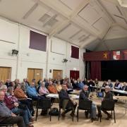 Presence – Scores of Langham residents were at last week's meeting to voice their concerns about the issue (Image: Sir Bernard Jenkin)