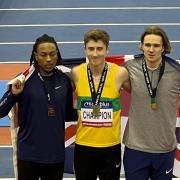 Champion – Tom Hewes has become the UK Indoor Champion after clearing 2.18m in the high jump