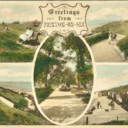 Postcard - A postcard from Frinton, dating back to 1925
