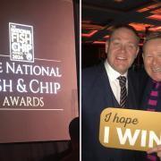 Dave Patterson (left) and David Henley at the National Fish and Chip Awards