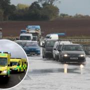 Crash - Three people taken to hospital after Mersea crash