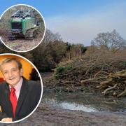 Controversy - concerns have been raised after a large amount of trees has been felled in Friday Woods