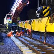 Disruption - Network Rail engineers at work