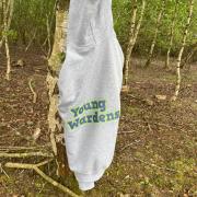 A Young Wardens hoodie at one of the sites the group works on