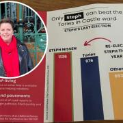 Unhappy – Steph Nissen has said she was unhappy when she saw the leaflet in print