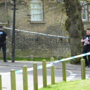 Response – police set up a cordon which was in place for several hours on Saturday