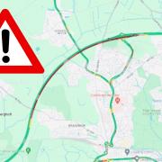 Traffic - A broken down vehicle caused a lane closure on the A12