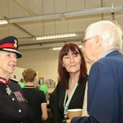 Event at Colchester Foodbank to celebrate receiving the King's Award for Voluntary Service