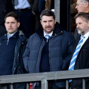 Plan - Dmitri Halajko (centre) says Colchester United will be aiming to add experience to their squad in the summer transfer window