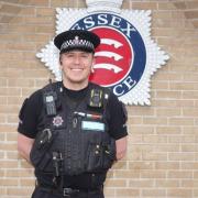 Hero - PC Sam Owen has been recognised for saving a teenager's life