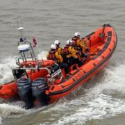 Lifeboat on route to vessel
