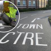 Remark - Essex County Council said in a statement the road marking will be rectified on Thursday evening