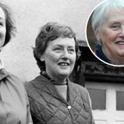 Gone but not forgotten   Mary Fairhead OBE on the right in 1981 and an  inset image of Mrs Fairhead