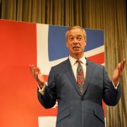 Nigel Farage during a Reform UK press conference in London last week