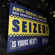 Car seized for performing doughnuts