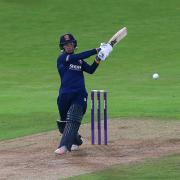 Contribution - Adam Wheater hits a four for Essex Eagles in their T20 Blast victory over Hampshire Picture: TGS PHOTO/GAVIN ELLIS