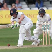 Century maker - Essex's Dan Lawrence on his way to making a ton for his side against Hampshire Picture: GAVIN ELLIS/TGS PHOTO