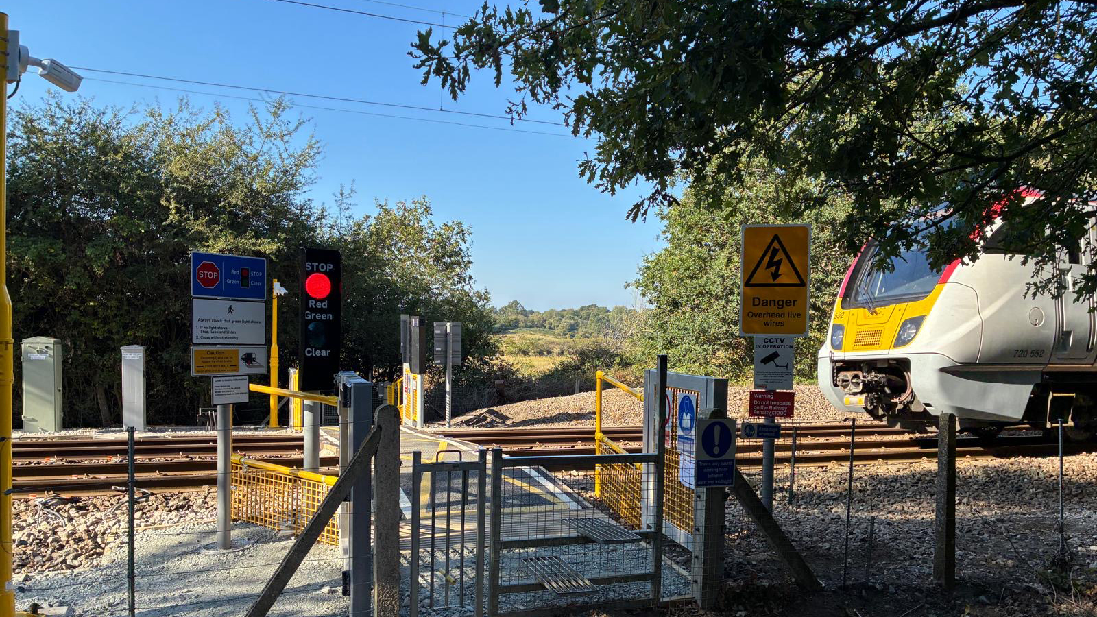 New warning lights installed at Essex level crossings