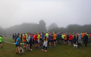 Runners at the first ever Parkrun on Mersea Island