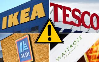Tesco, Waitrose and IKEA share 'important safety warning' with shoppers. (PA)