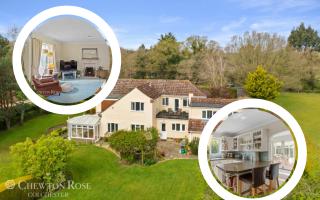 The property in Kingsford has five bedrooms and three bathrooms (Credit: Rightmove)