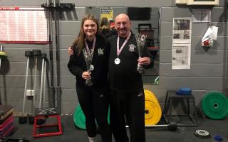 Champions - Gracie Besant and Mick Amey achieved success at the British Equipped Championships, in York