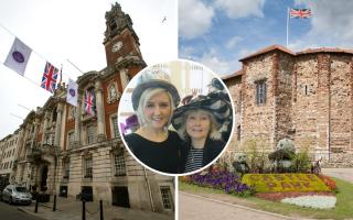 Raising awareness - Colchester Town Hall and Colchester Castle will be lit up on Wear a Hat Day in memory of the lives lost to brain tumours, including Colchester mum Gemma Edgar, pictured with her mum Barb Relf