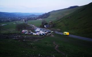 Incident - emergency services were called to the scene near Speedwell Cavern in April