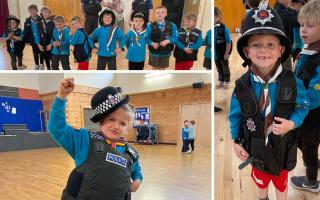 Smile - You wouldn't want to mess with these young police officers