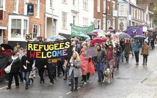 Solidarity - a march held in Colchester
