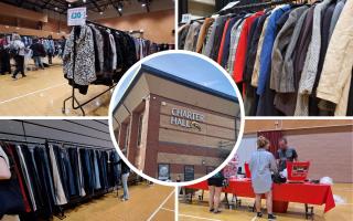 Vintage - At Charter Hall, people were able to buy vintage clothes and accessories for £20 per kilo