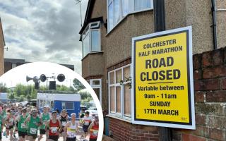Listed: All the roads which will be closed for today's Colchester Half Marathon