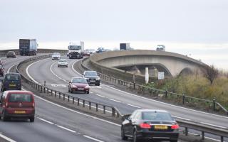 Drivers are being warned of a 40mph speed limit on the Orwell Bridge