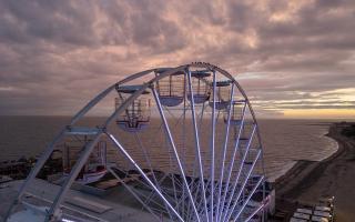 Spin - Kevin Jay captured the Clacton Pier Wheel in front of a beautiful sunset