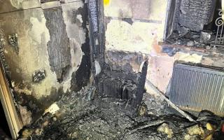 Damage - the fire in Bradfield