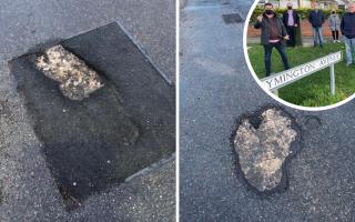 Furious - Clacton residents in Lymington Avenue see their road breaking apart only a few months after repairs were made