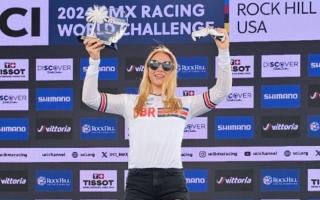 Podium place: Braintree Bullets BMX Club's Freia Challis won the the 16-year-old girls’ title at the UCI BMX World Championships at Rock Hill, USA.