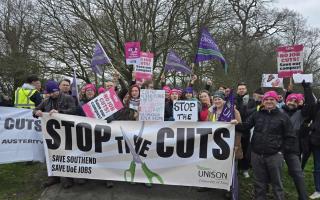 Strike action - Essex University's Colchester campus