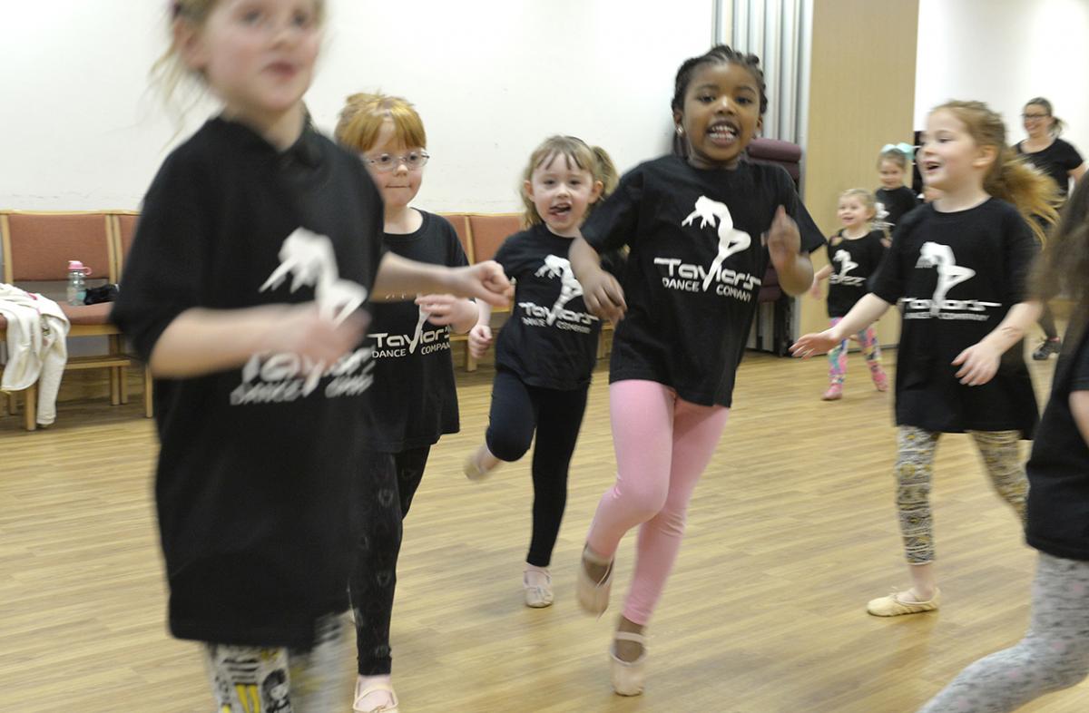 Ruby-Grace Abioye, four, enjoying Introduction to Dance