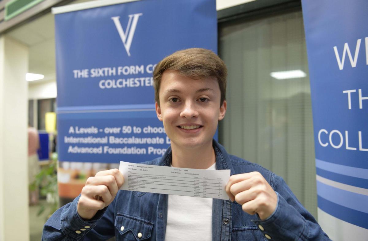 A level results in Colchester