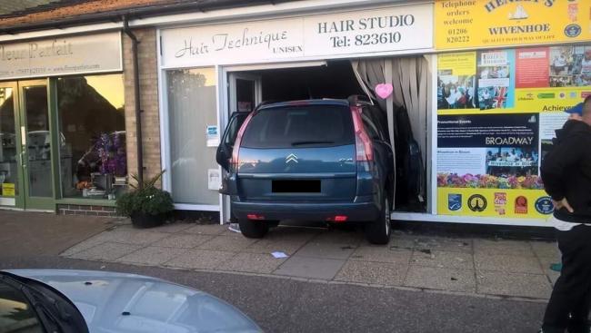 Car Crashes Into Front Of Hairdressers In Wivenhoe Gazette