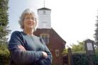 Claire Cottrell, of Friends of Essex Churches Trust, at St Mary’s Church, Layer Breton