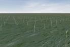 A computer image of the proposed Thames Array wind farm
