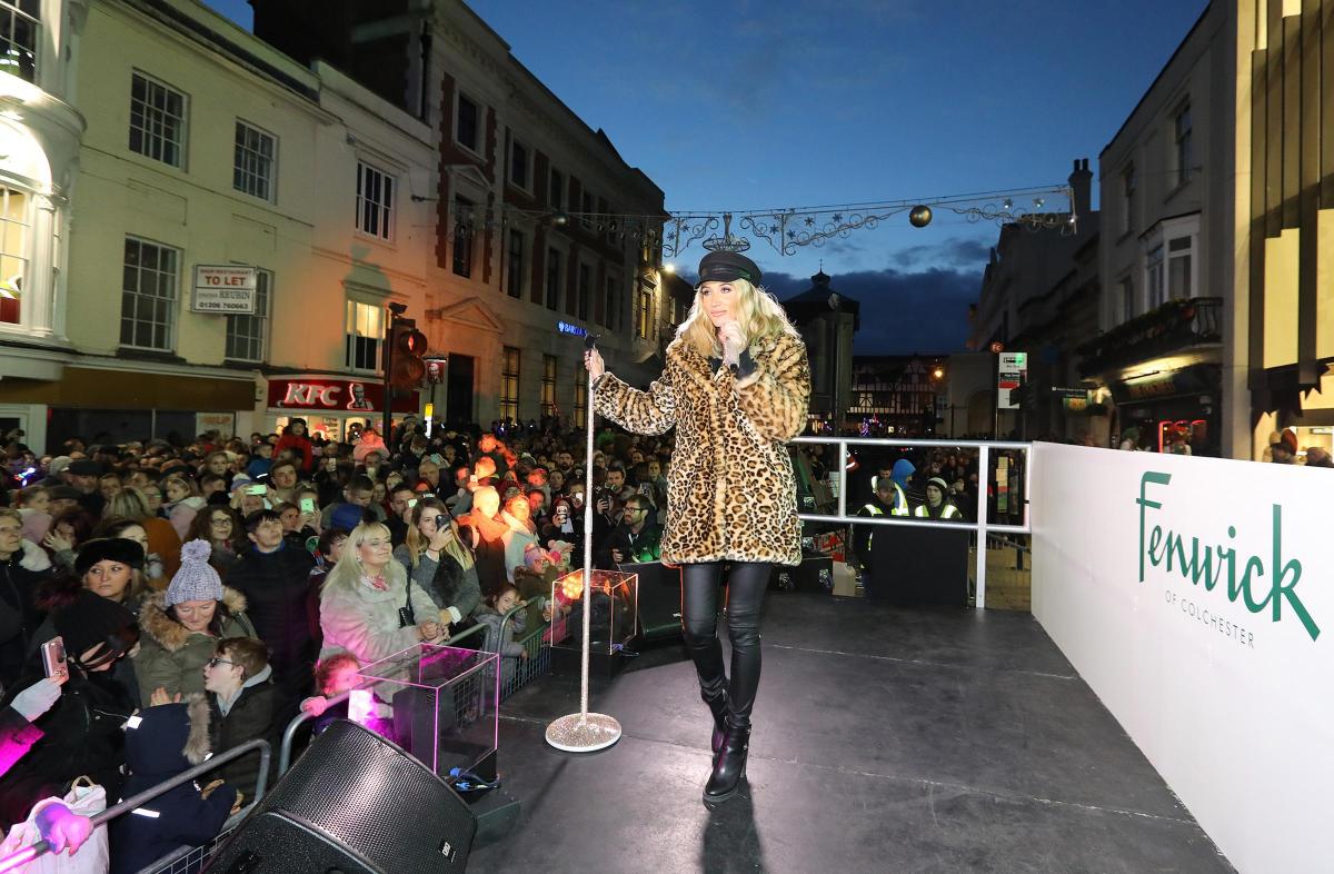 Colchester Christmas lights switch on 