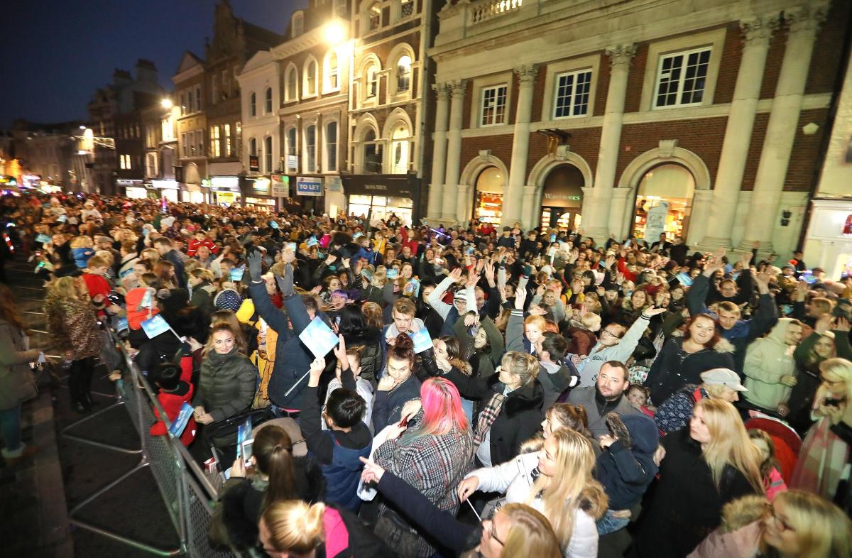 Colchester Christmas lights switch on 