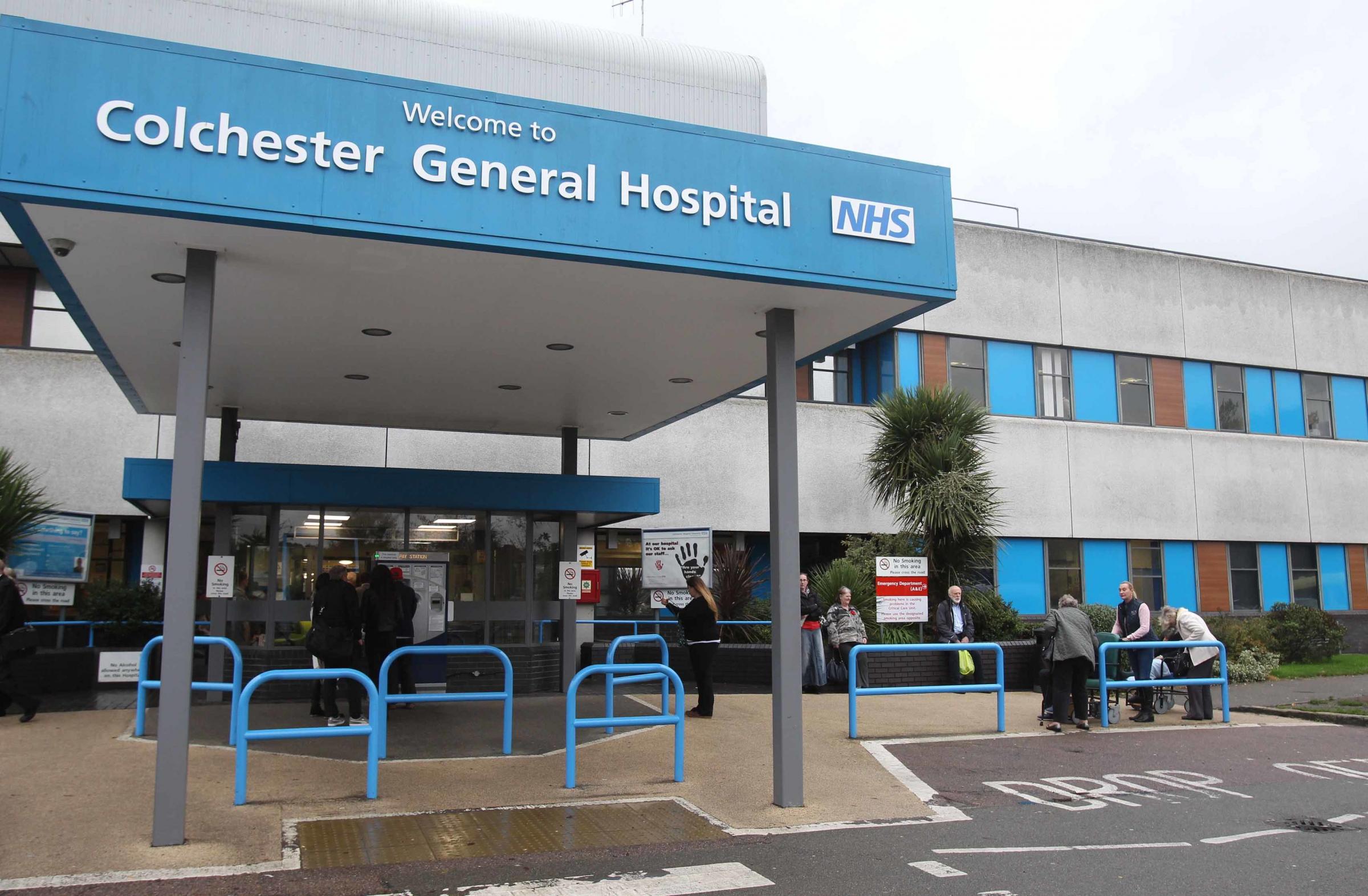GVs of Colchester General Hospital..